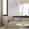 Clockswise Black Analog Clock – Silent, Non-Ticking for Wall, Office Desk, Table and Shelf, Battery-Operated Perfect for Home Office, Farmhouse Kitchen Decor, Bathroom, School and Bedroom Decor